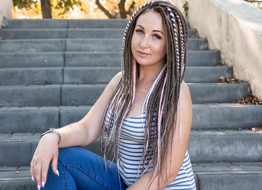 long dreadlocks styles for women