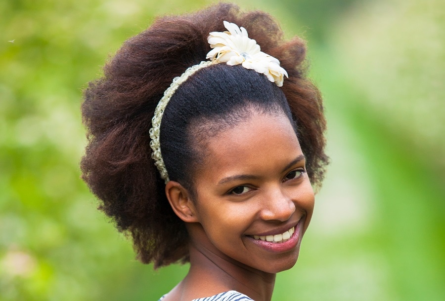 short hairstyle for black teenage girl