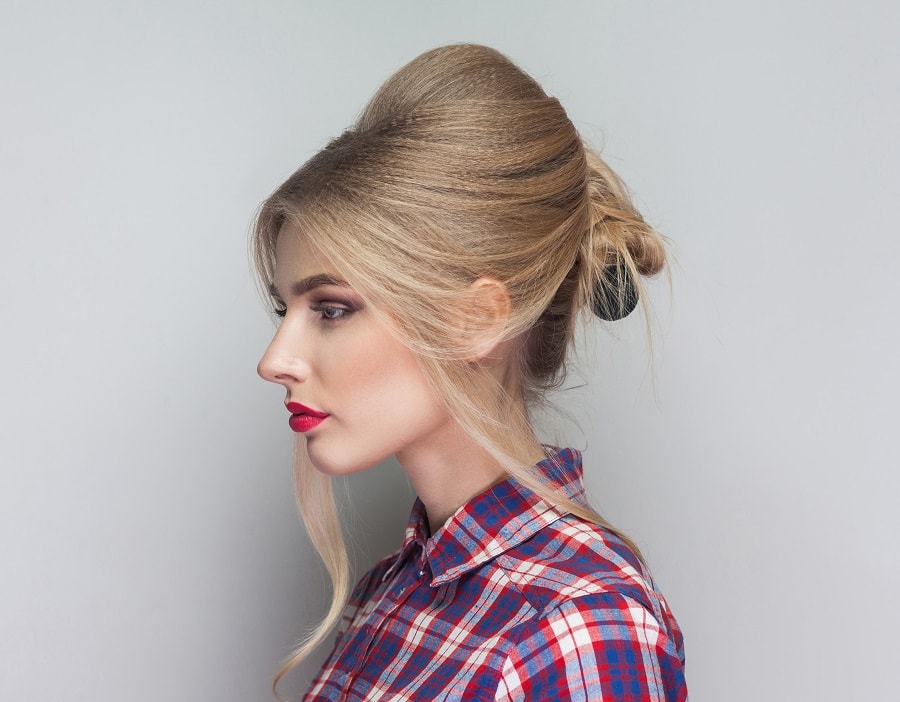 updo for thin hair