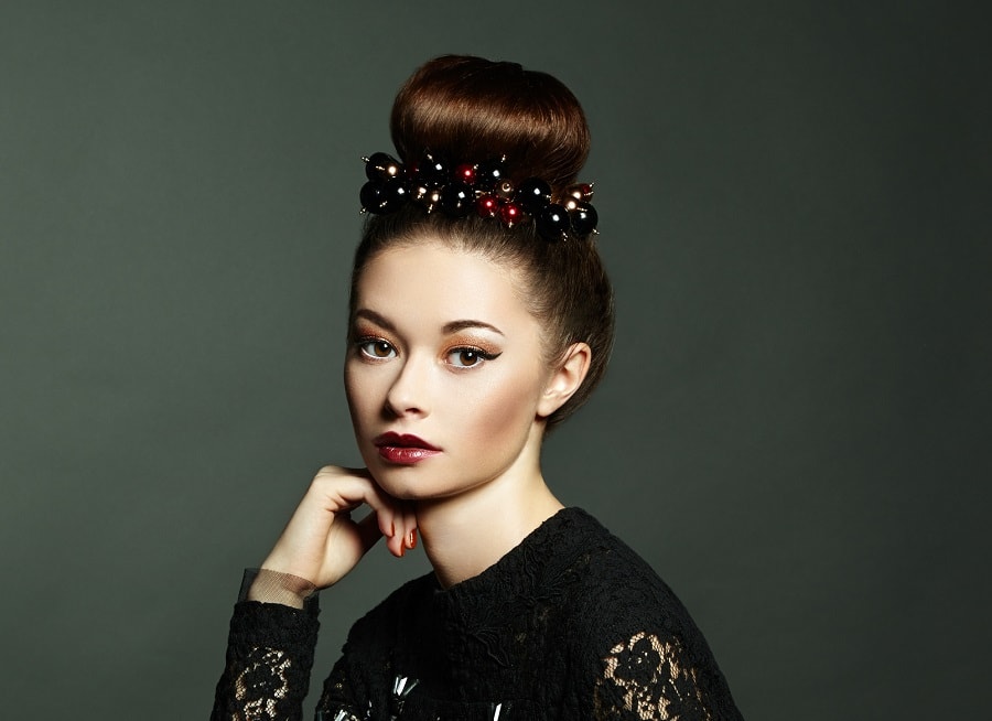 updo hairstyle for prom