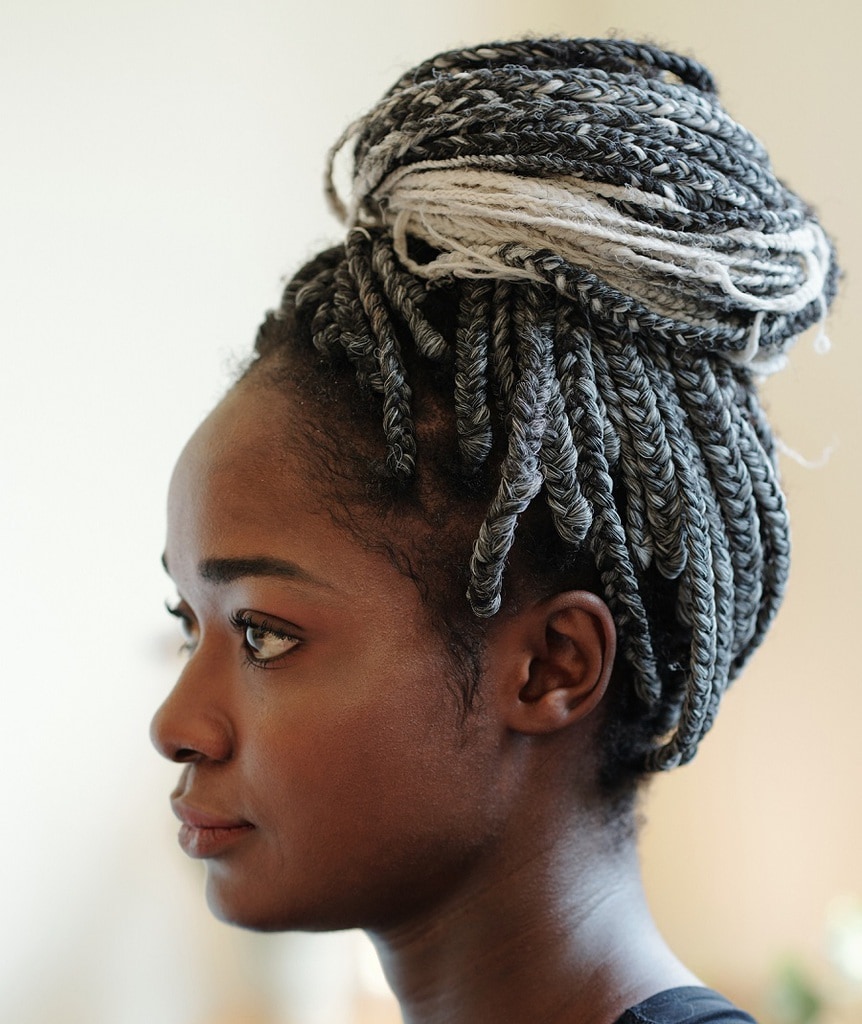 weave updo for black women