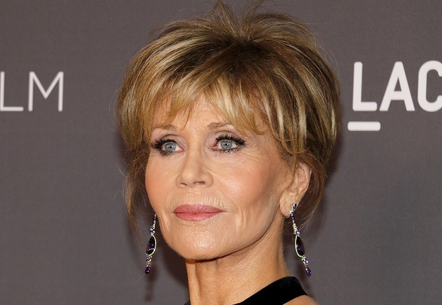 Jane Fonda Short Pixie Cut