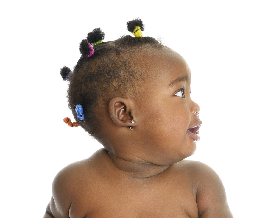 black baby girl hairstyle