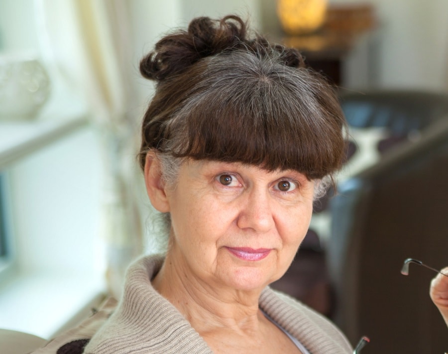 bangs for women over 50 with round faces