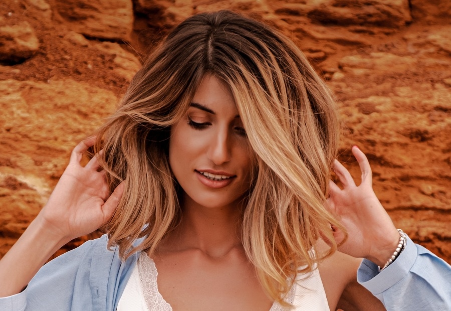 beach ombre hair