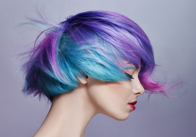 Blue hair and bangs: the perfect way to add color to your hair - wide 2
