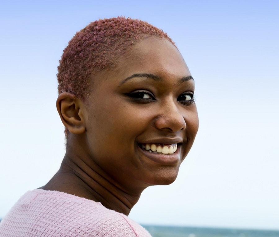 buzz cut for black girls