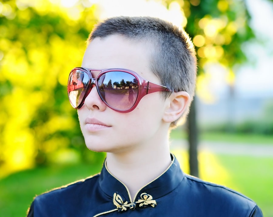 buzz cut for girls