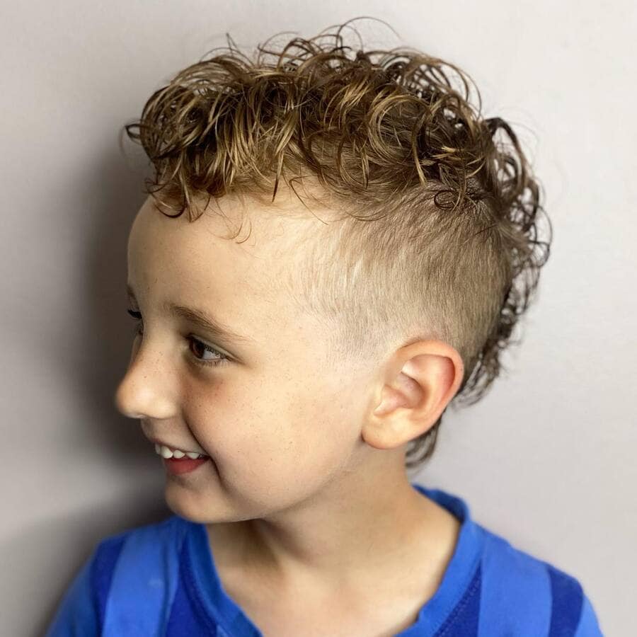 curly mohawk for kids