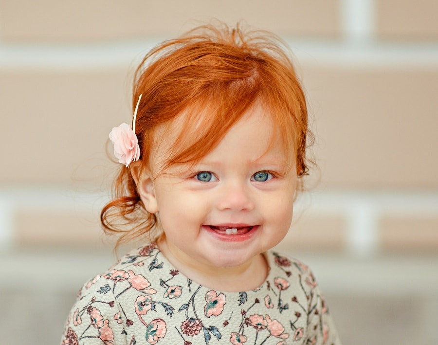 hairstyle for red headed baby girls