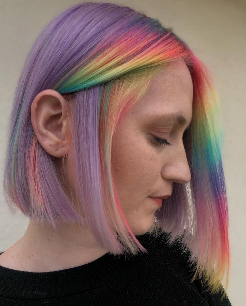 holographic bob hairstyle