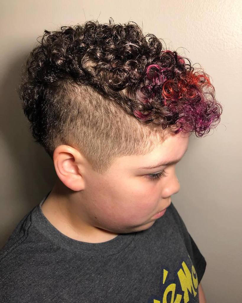 curly mohawk for kids 