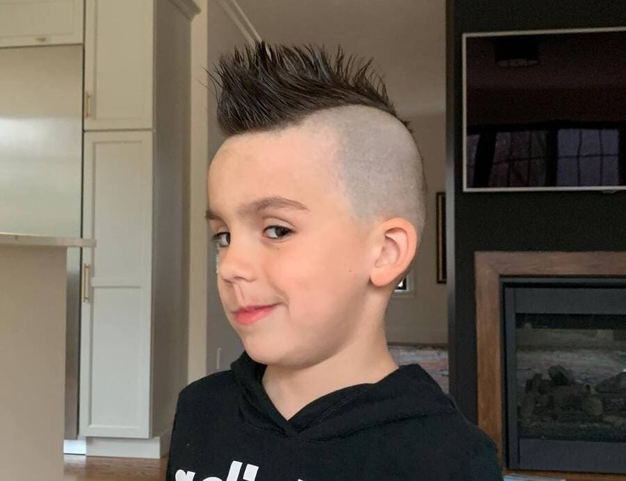 mohawk with fade for kids