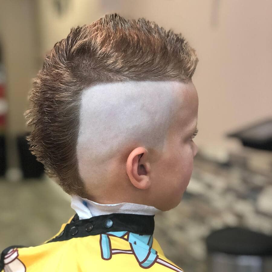 mohawk with shaved sides for kids