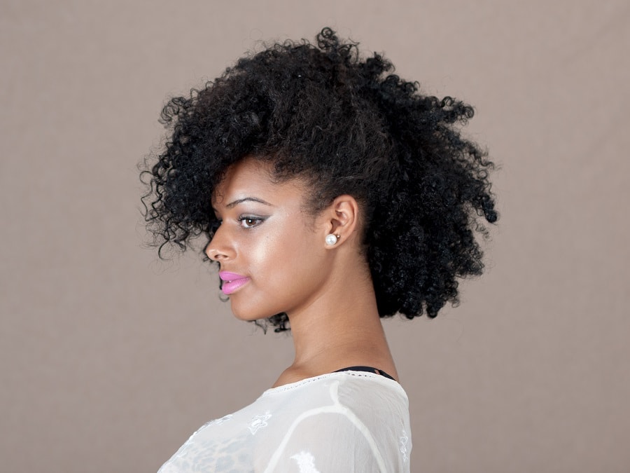 no part hairstyle for black women