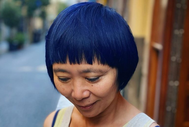 8. "Dark Blue Hair Color for Short Hair Styles" - wide 1