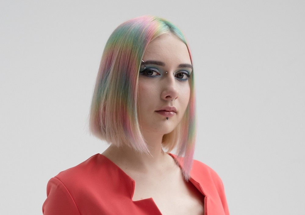 opal holographic hair