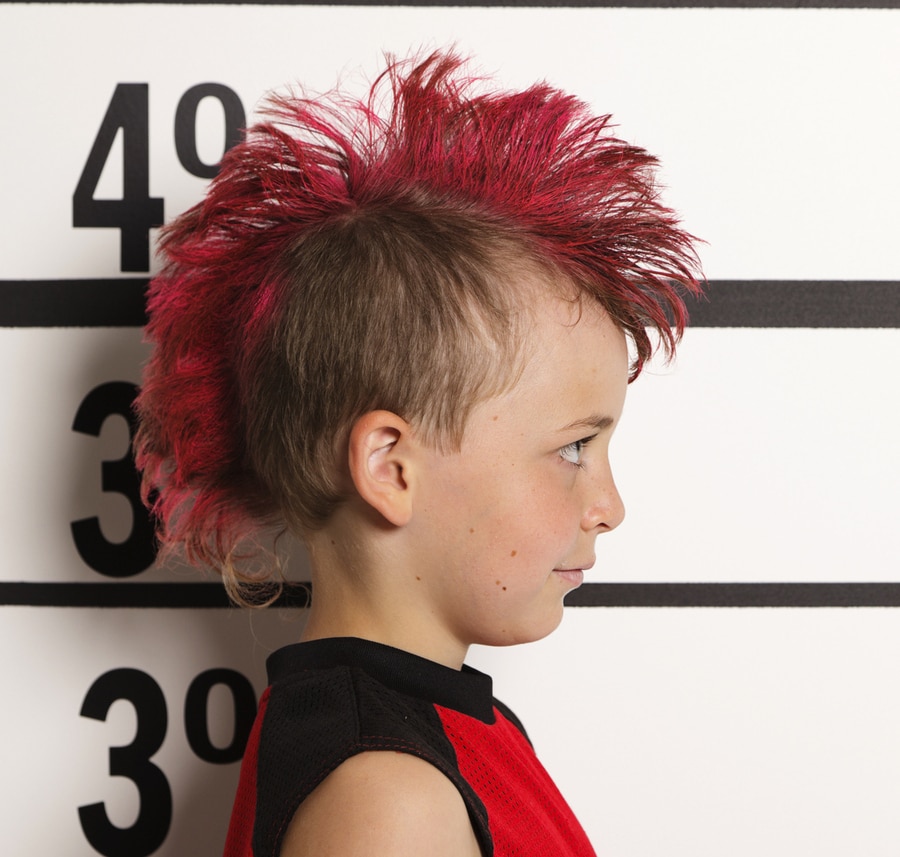 red mohawk for kids