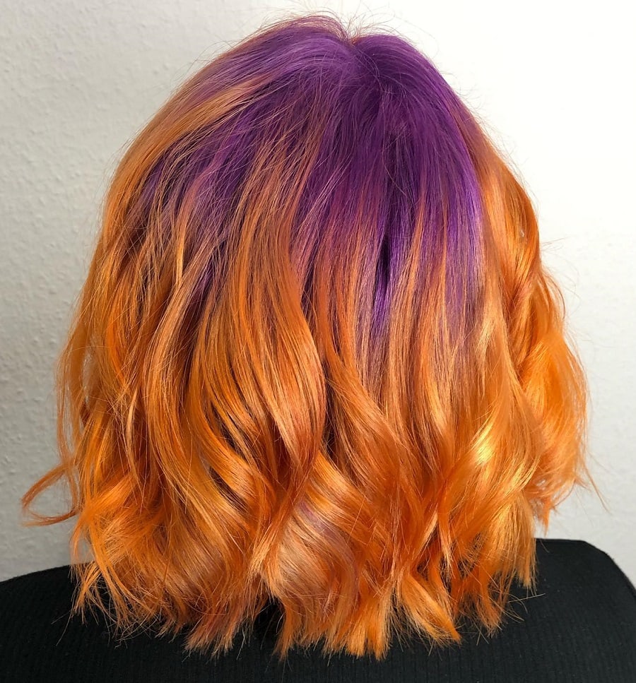 short two tone balayage hair