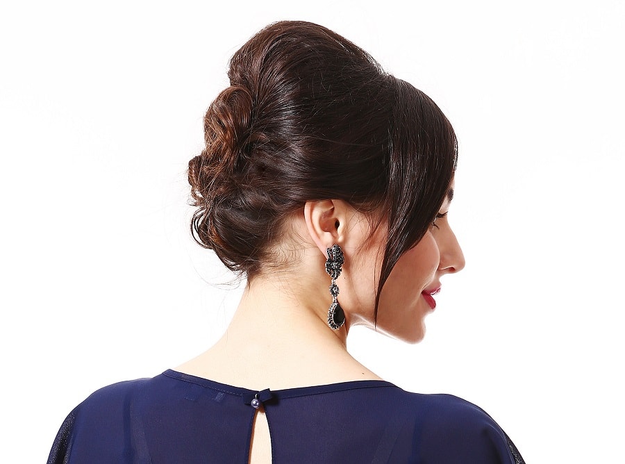 short updo for prom