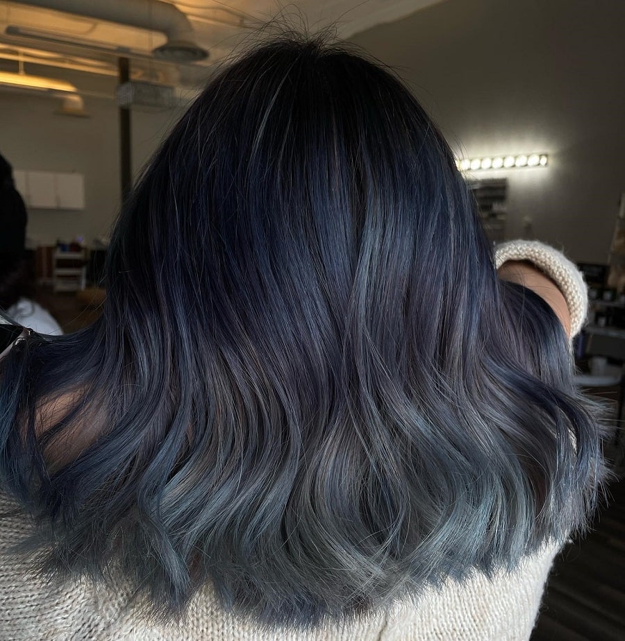 20 Attractive Dark Blue Hair Color Ideas to Try in 2023 | Hairdo Hairstyle