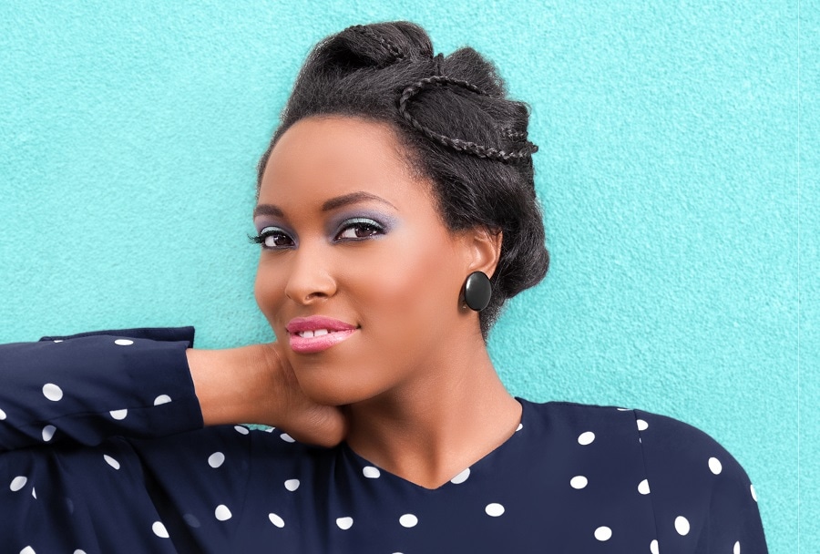 formal updo for black women