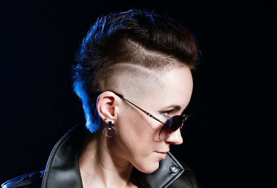 short shaved haircut for women