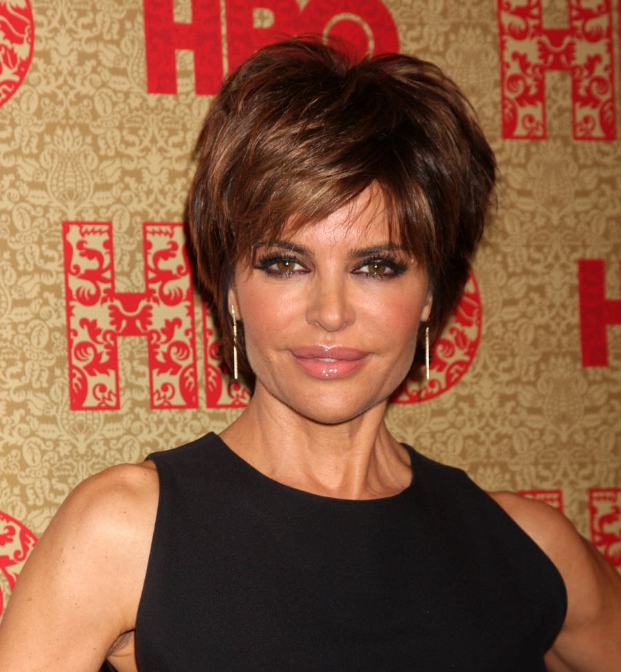 Lisa Rinna With Pixie Hair