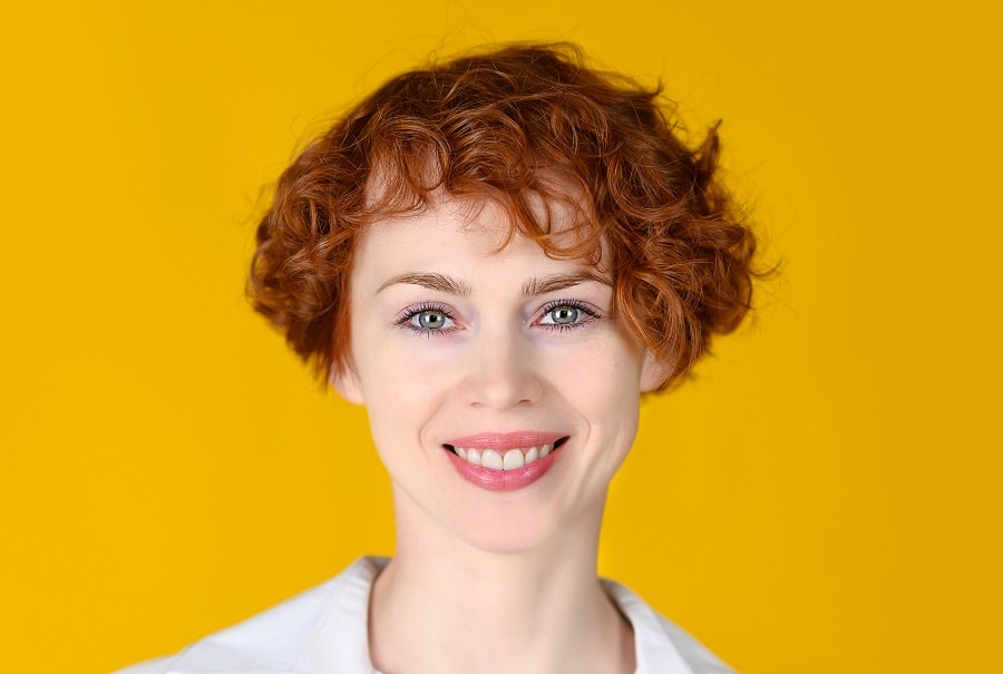 curly pixie for fine hair