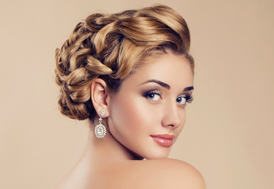 formal updo for special occasion