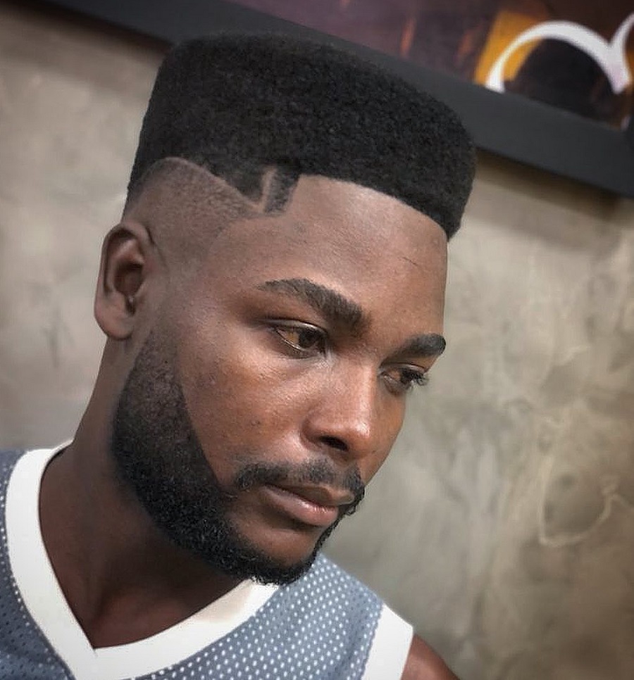 high top fade for black men