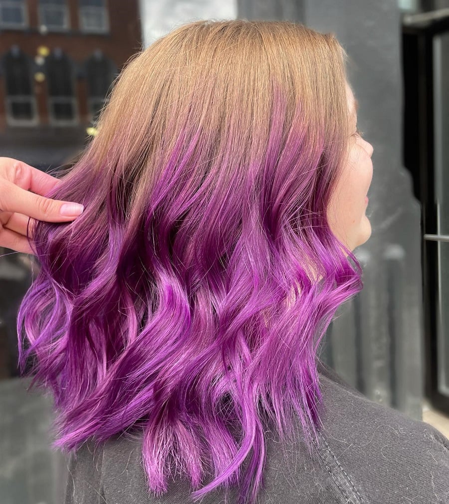 15 Stunning Purple Ombre Hair Colors Trending in 2023 | Hairdo Hairstyle