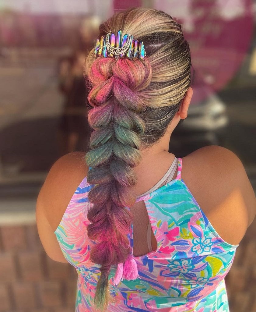 pull through braid for mermaid hair