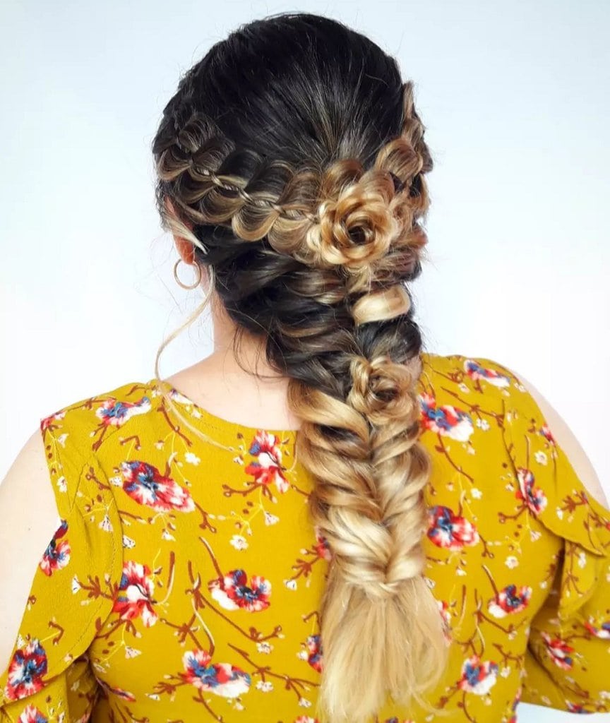 pull through braid for ombre hair