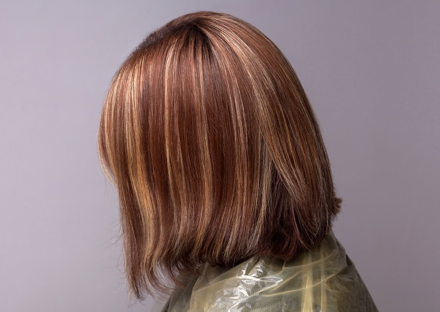 thick bronde bob