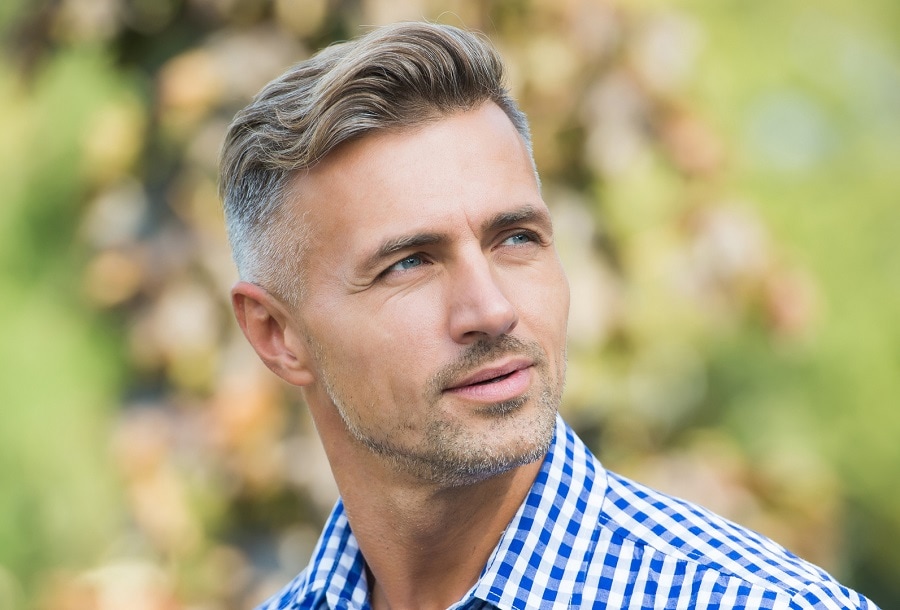 thin hairstyle for middle aged men