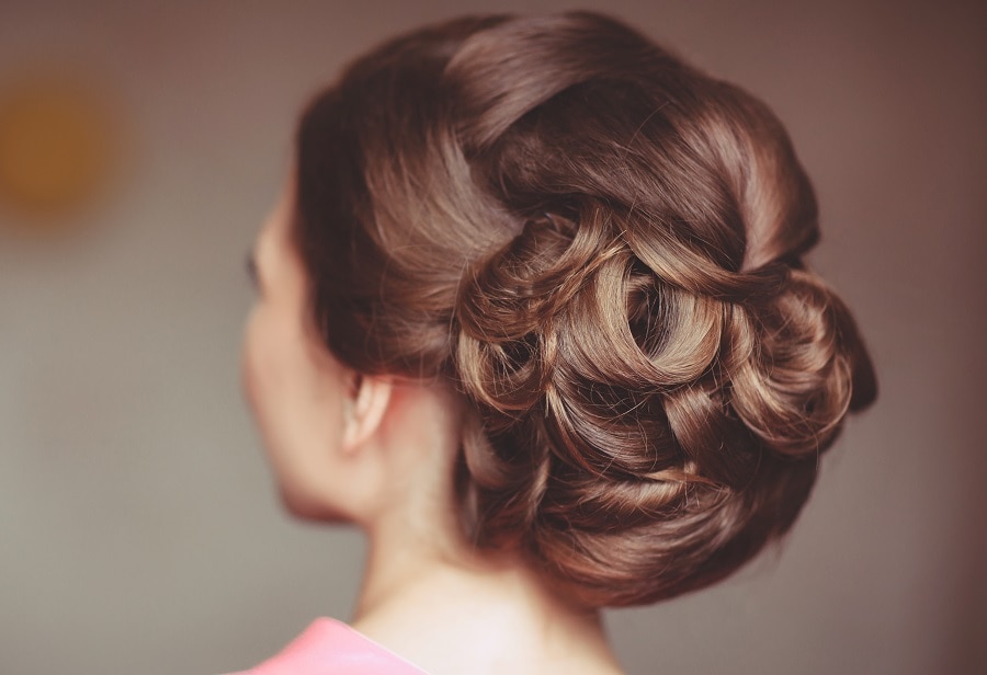 vintage updo for special occasion