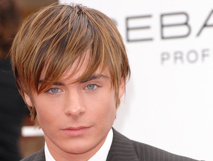 Zac Efron Hairstyle with Highlights