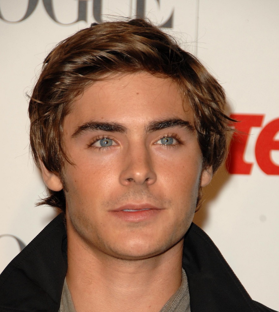 Zac Efron Long Hairstyle