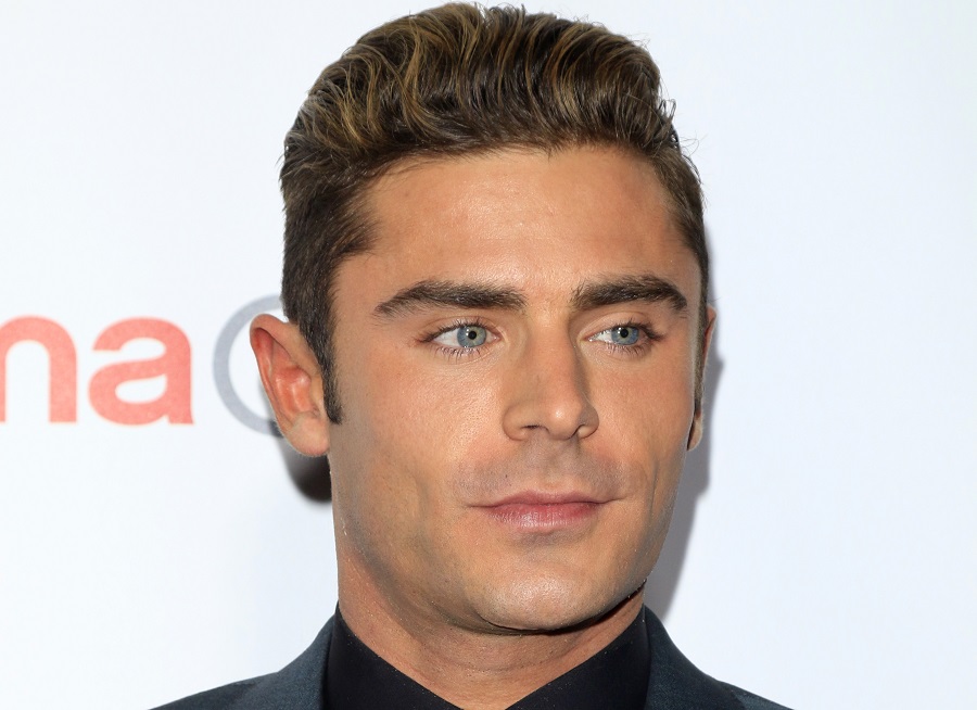 Zac Efron with Greasy Hairstyle