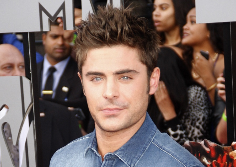 Zac Efron with Spiky Hairstyle