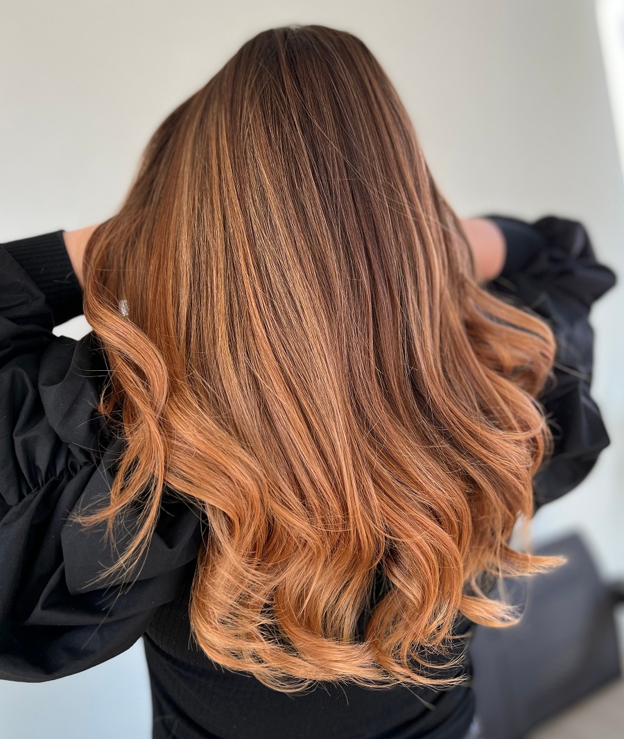 caramel balayage hairstyle