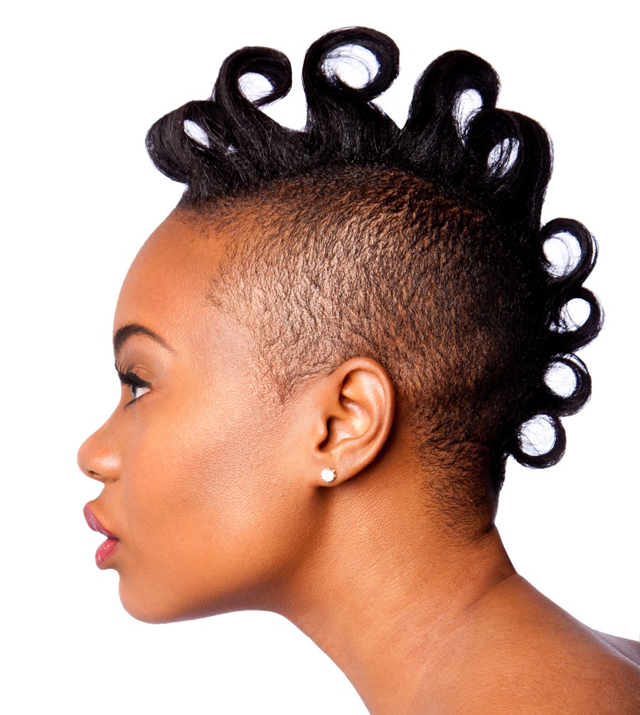 mohawk hairstyle for natural hair