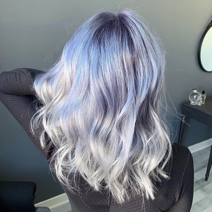 opal geode hair color