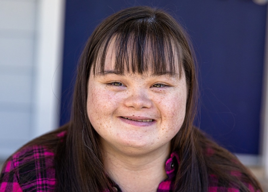 see through bangs for round face