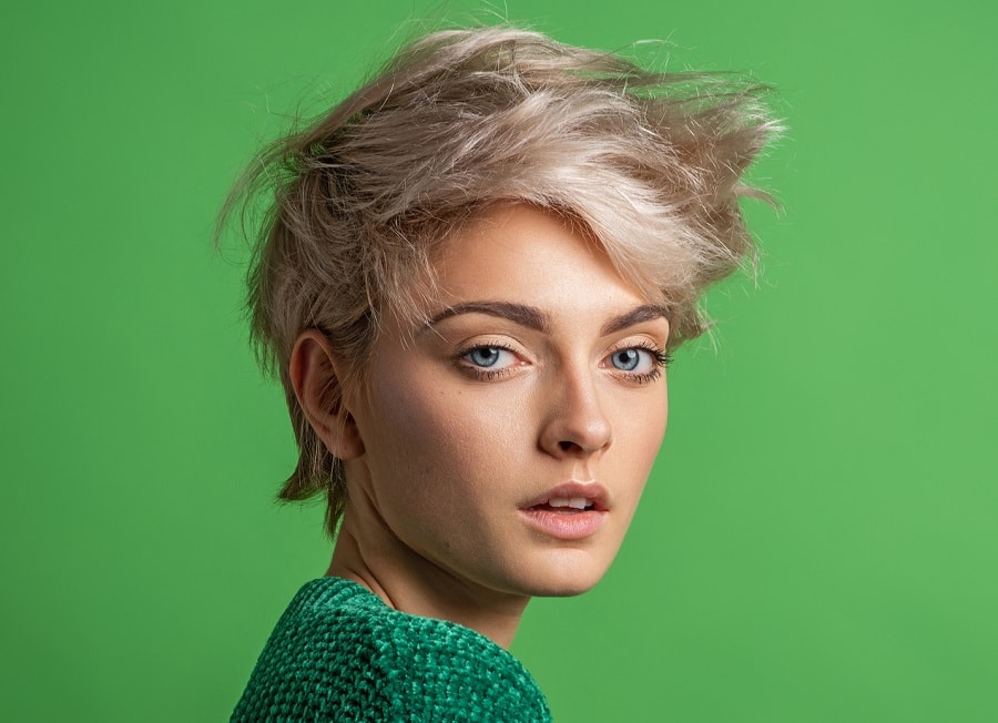 wavy long pixie