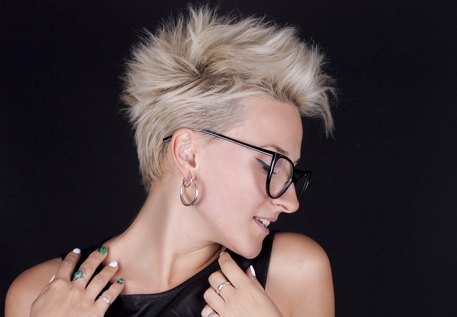 wavy mohawk pixie cut