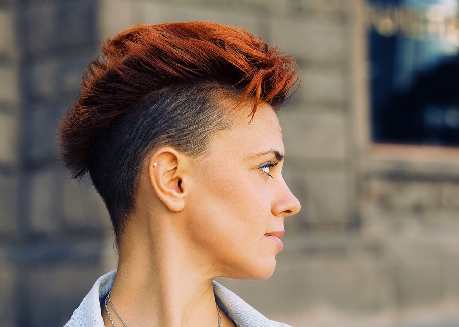 wavy pixie with undercut