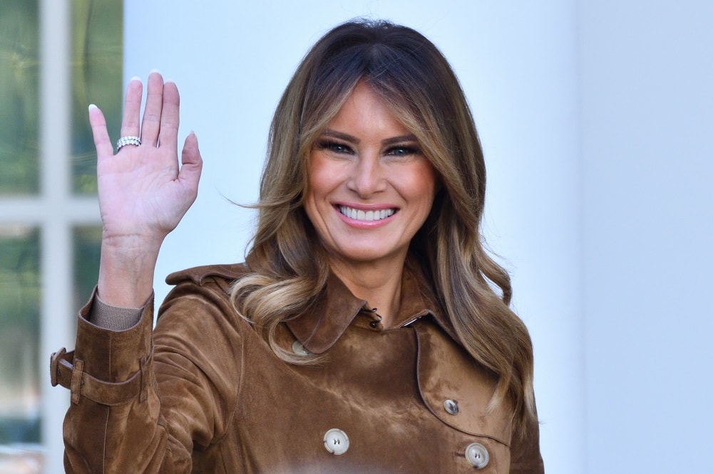 First Lady Melania Trump Hairstyle