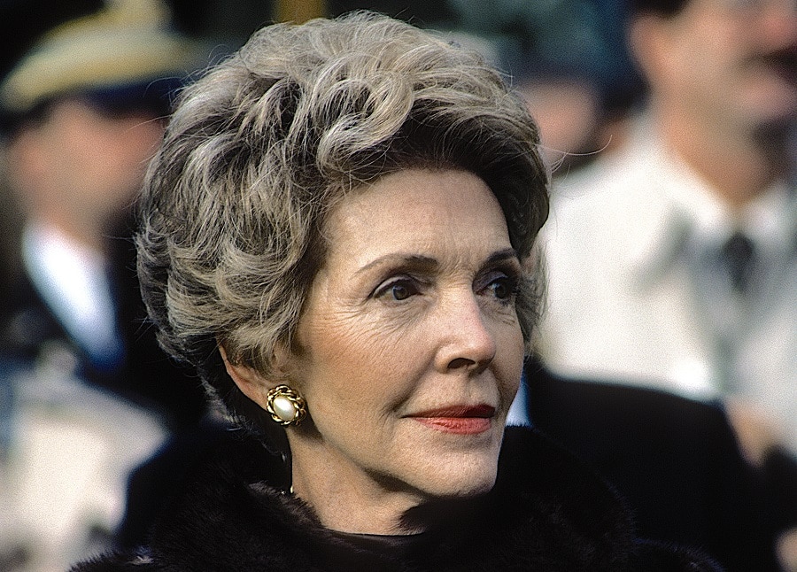 First Lady Nancy Reagan Hairstyle